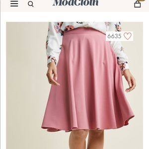 Just this Sway ModCloth skirt in Carnation